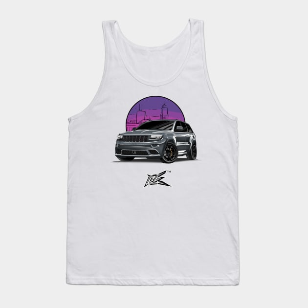 jeep cherokee srt8 gray Tank Top by naquash